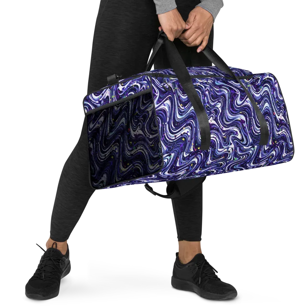 Astral Marbling on Duffle Bag — Right Front
