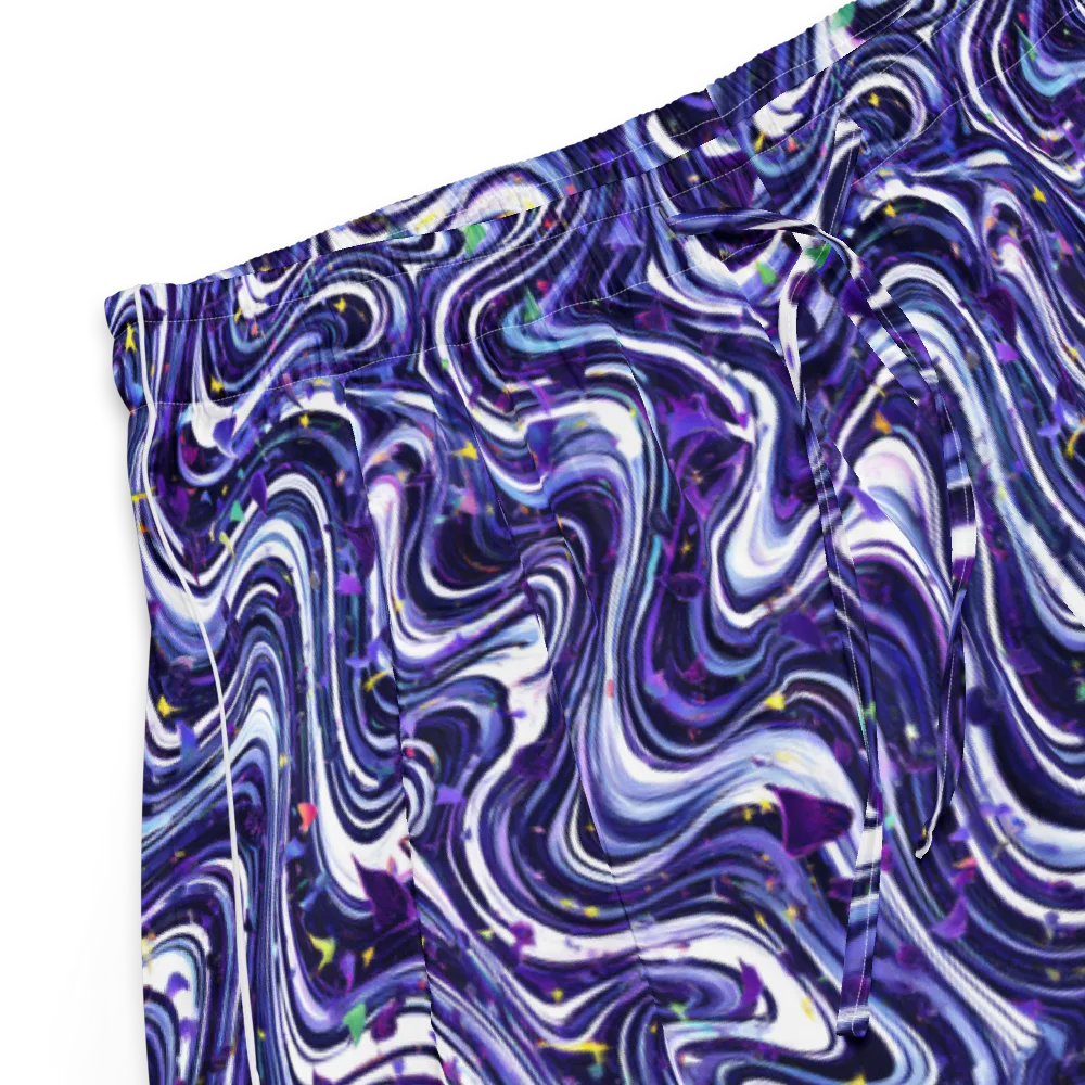Astral Marbling on Women's Pajama Shorts — Product details