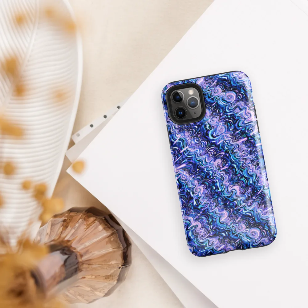 Neon Undertow on Tough Case for iPhone® — Front