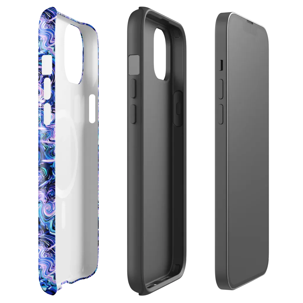 Neon Undertow on MagSafe Tough Case for iPhone® — Front