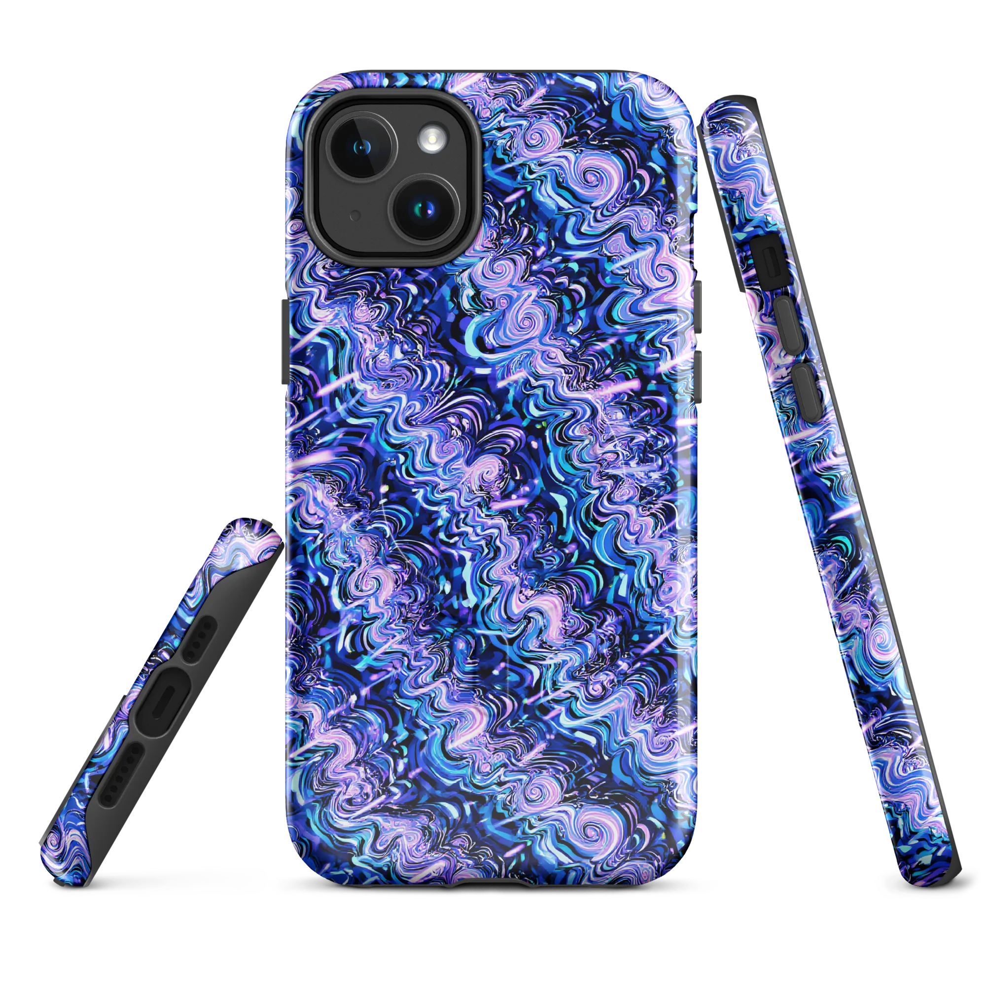 Neon Undertow on MagSafe Tough Case for iPhone® — Front