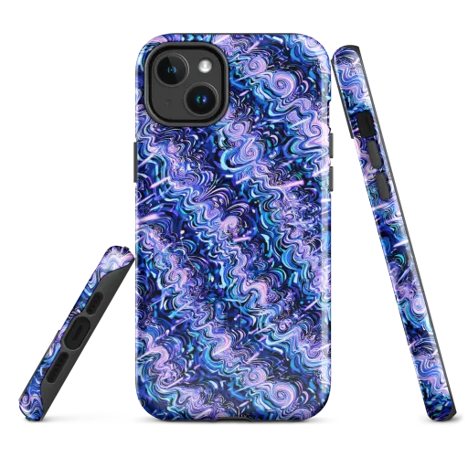 Neon Undertow on a MagSafe Tough Case for iPhone®