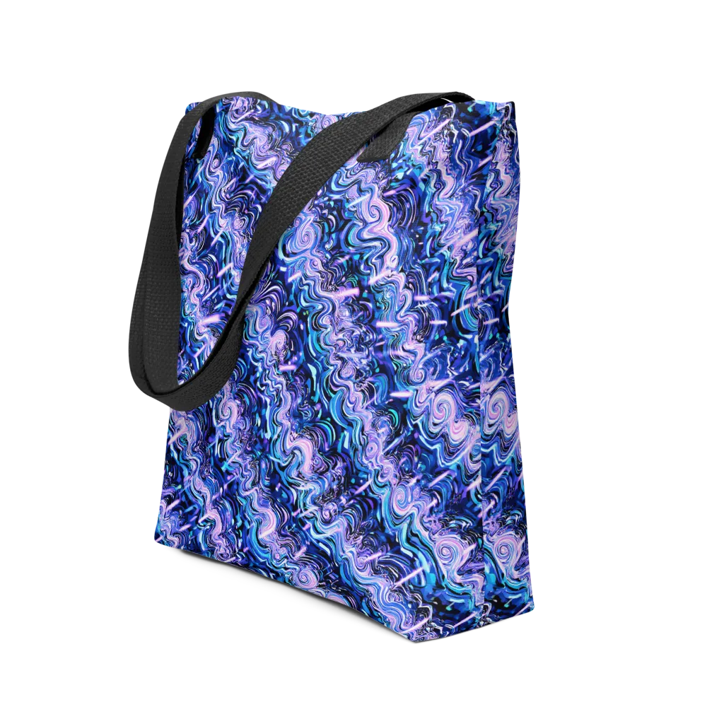 Neon Undertow on Tote Bag — Front