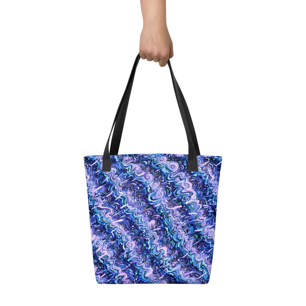 Neon Undertow on Tote Bag — Front