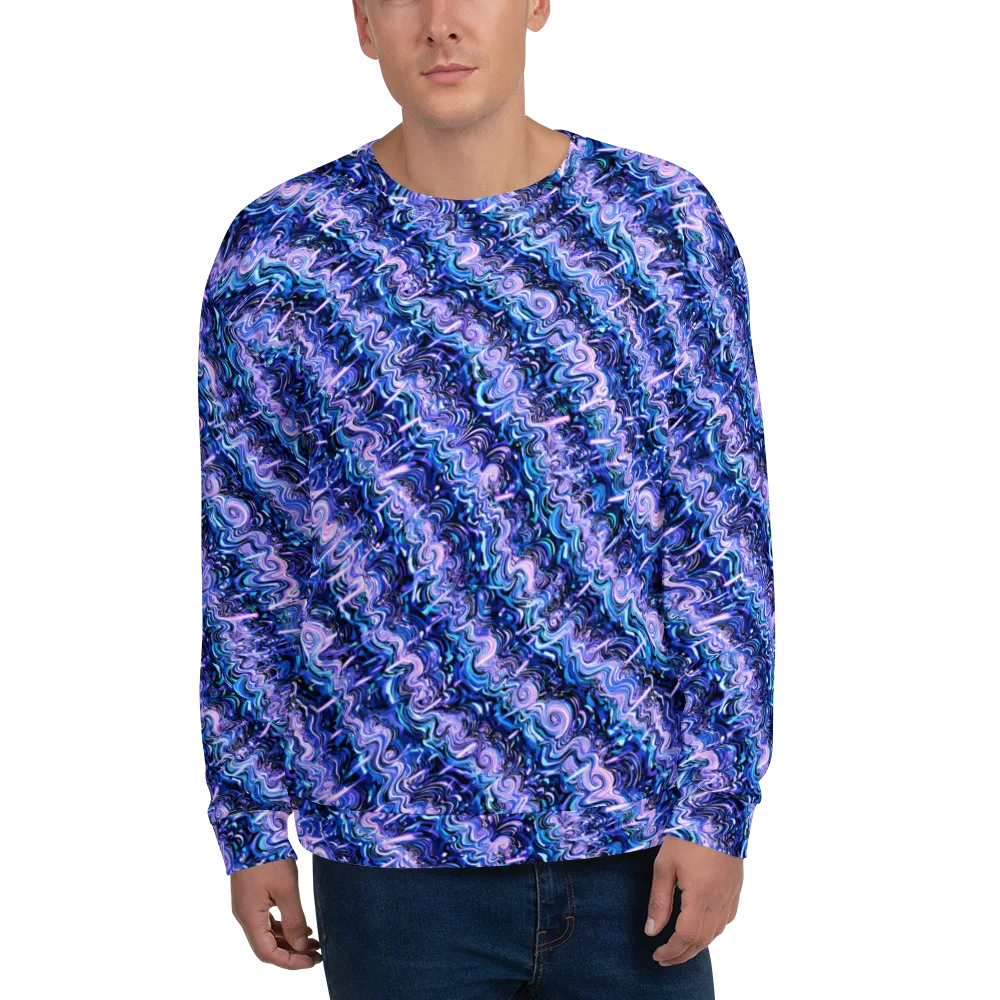 Neon Undertow on Sweatshirt — Front