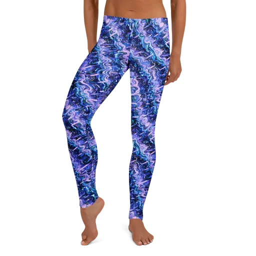 Neon Undertow on a Leggings
