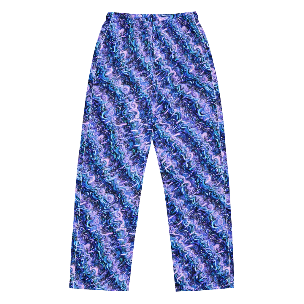 Neon Undertow on Women's Pajama Pants — Front