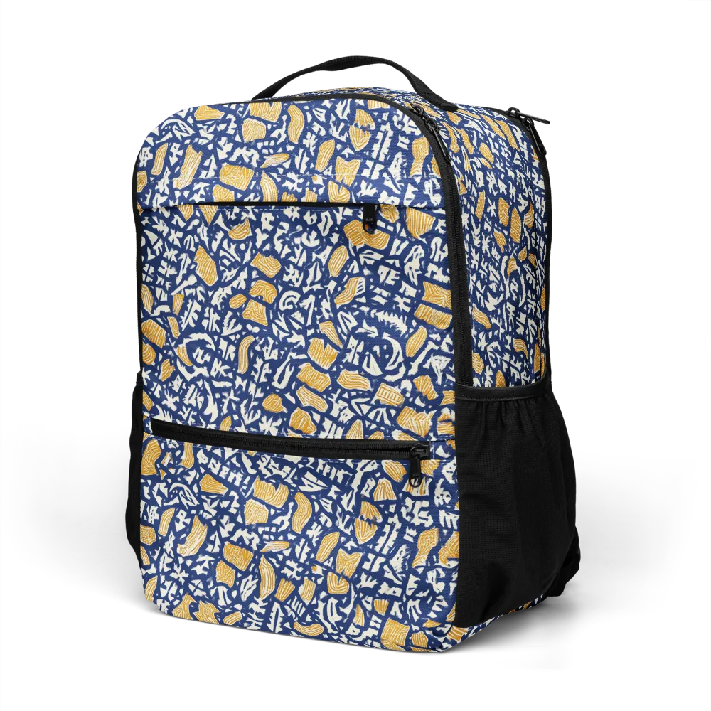 Ochre Inkstorm on Utility Backpack — Left Front