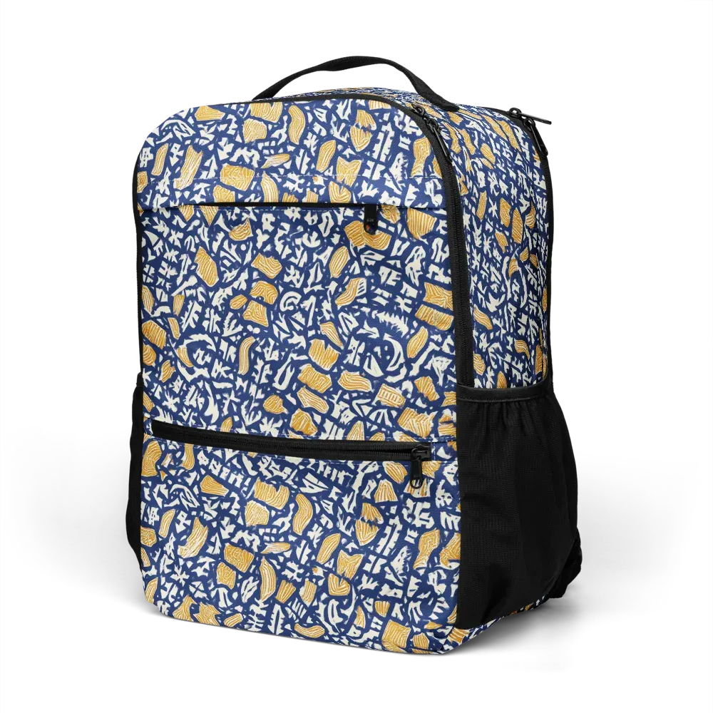 Ochre Inkstorm on Utility Backpack — Left Front