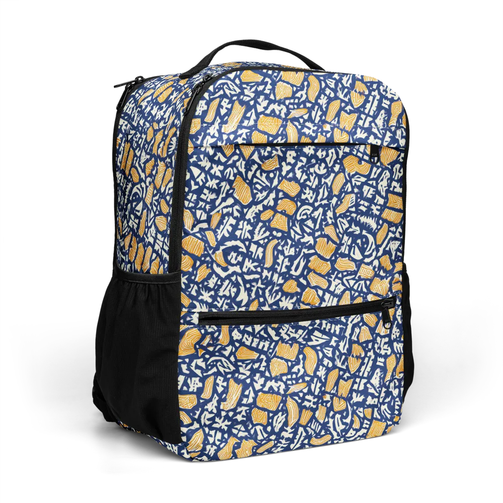 Ochre Inkstorm on Utility Backpack — Right Front