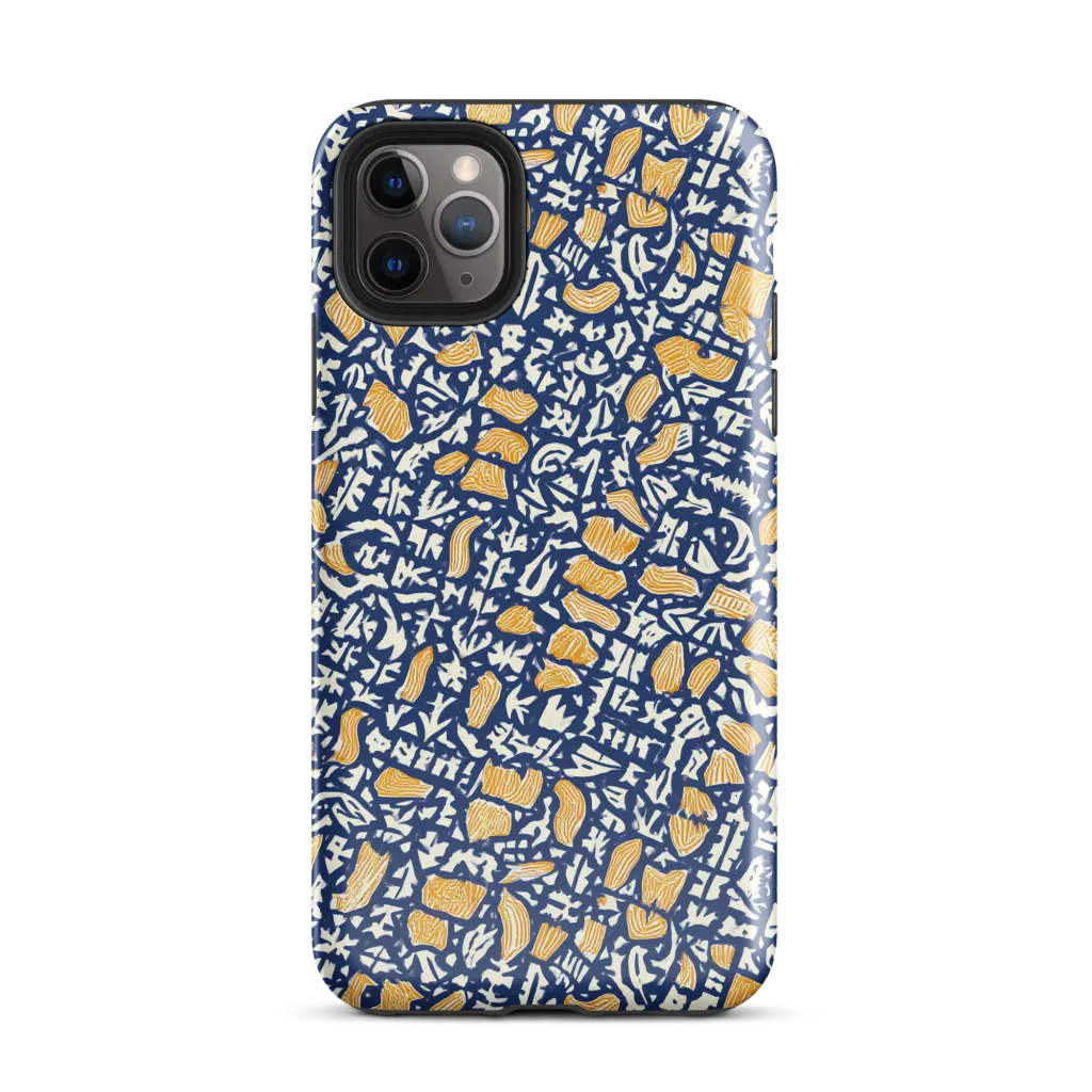 Ochre Inkstorm on Tough Case for iPhone® — Front