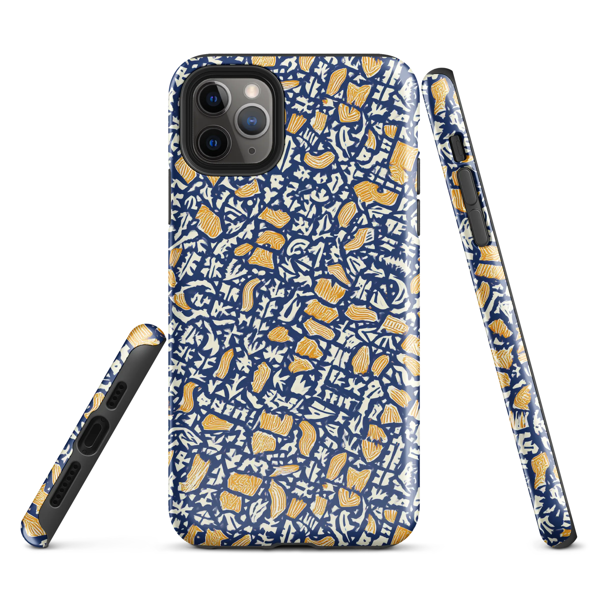 Ochre Inkstorm on Tough Case for iPhone® — Front