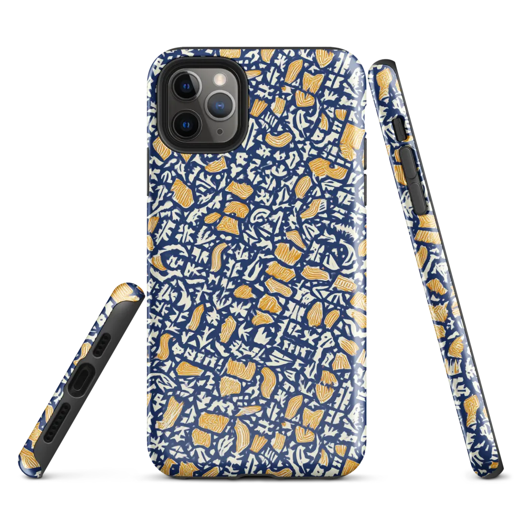 Ochre Inkstorm on Tough Case for iPhone® — Front