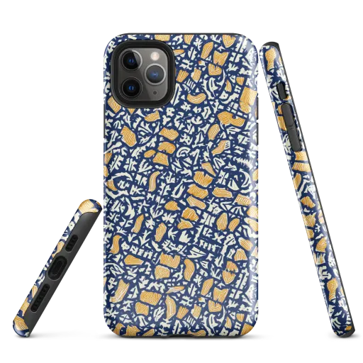 Ochre Inkstorm on a Tough Case for iPhone®