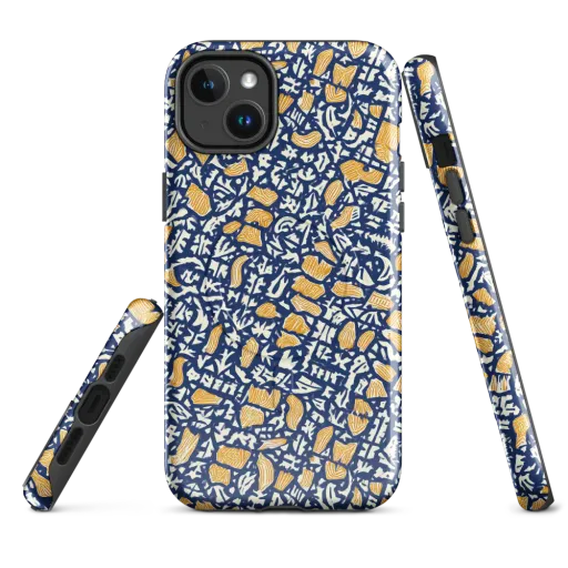 Ochre Inkstorm on a MagSafe Tough Case for iPhone®
