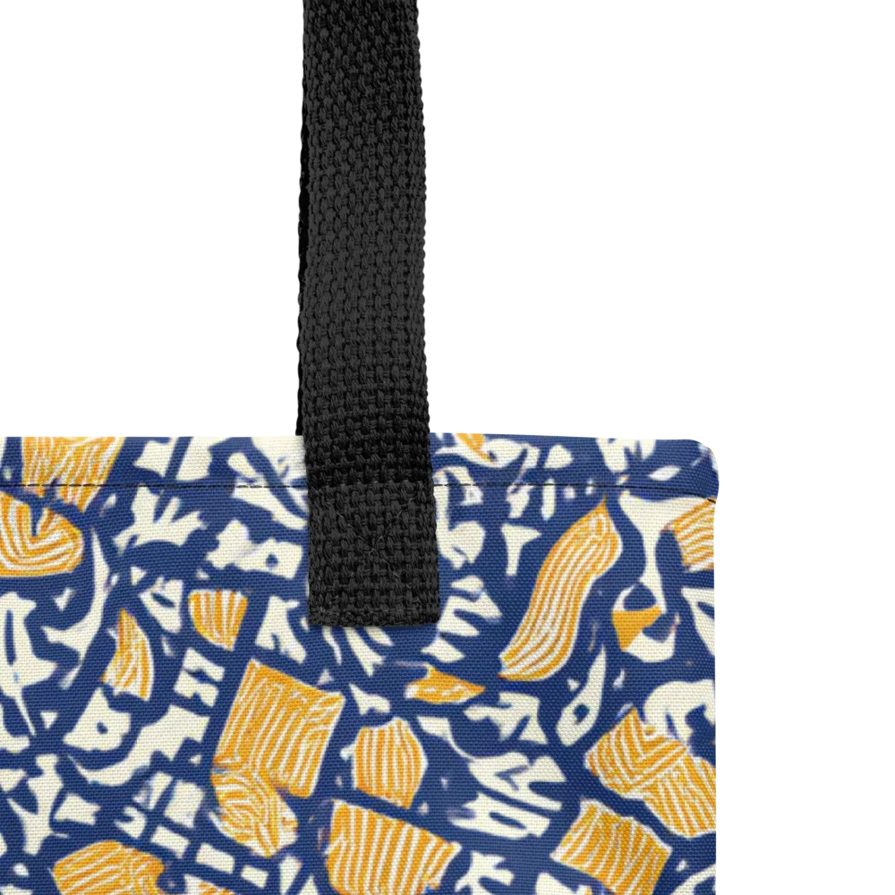 Ochre Inkstorm on Tote Bag — Product details