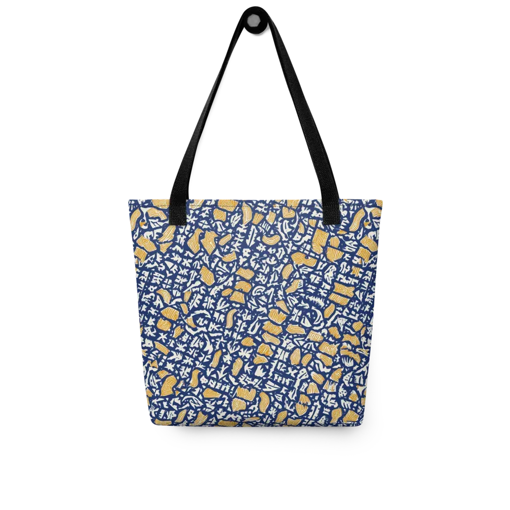 Ochre Inkstorm on Tote Bag — Front