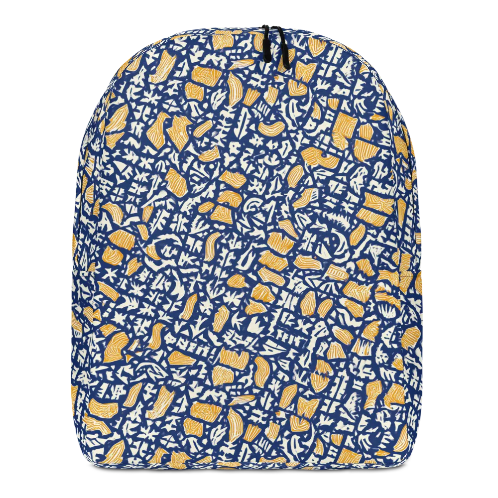 Ochre Inkstorm on Minimalist Backpack — Front