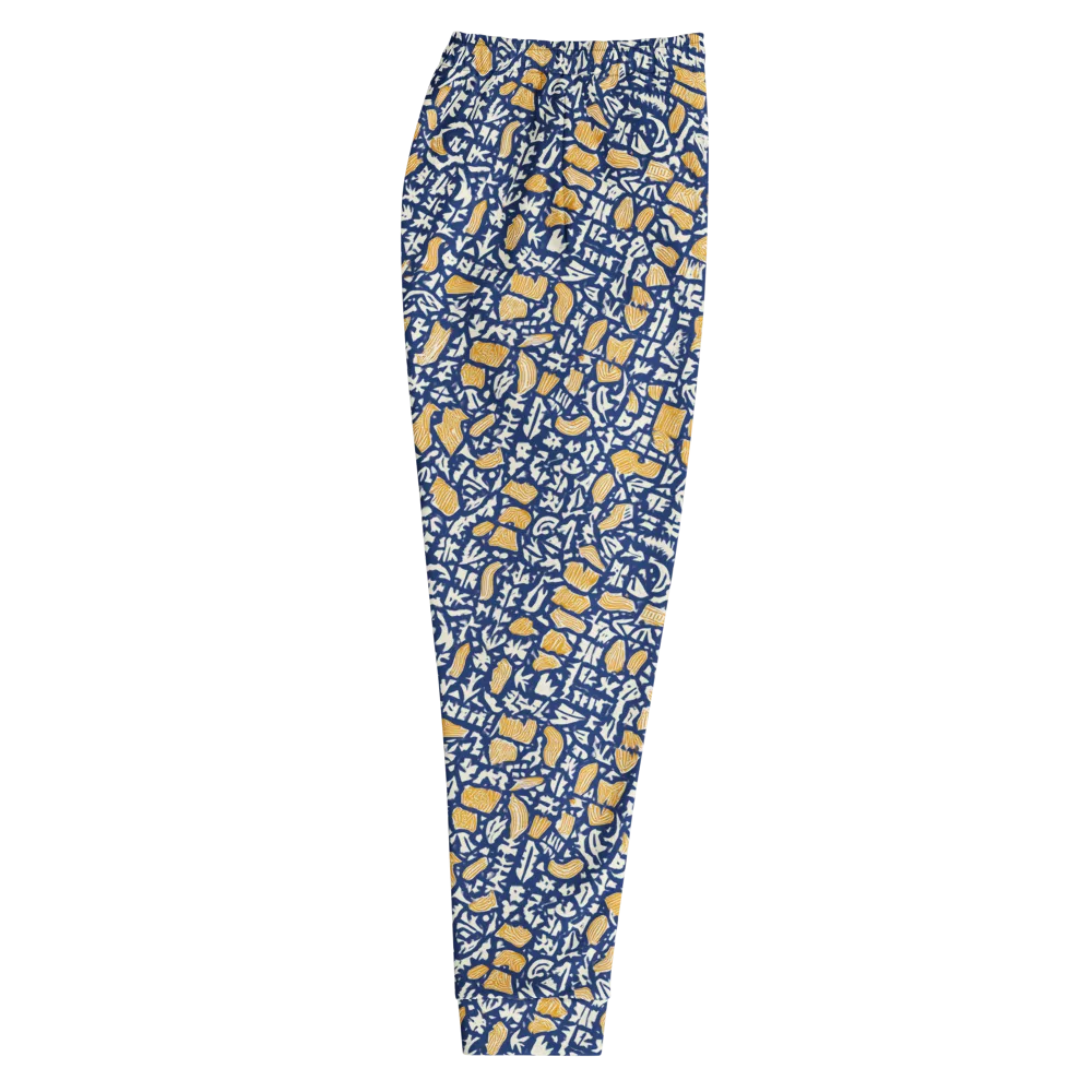 Ochre Inkstorm on Men's Joggers — Right