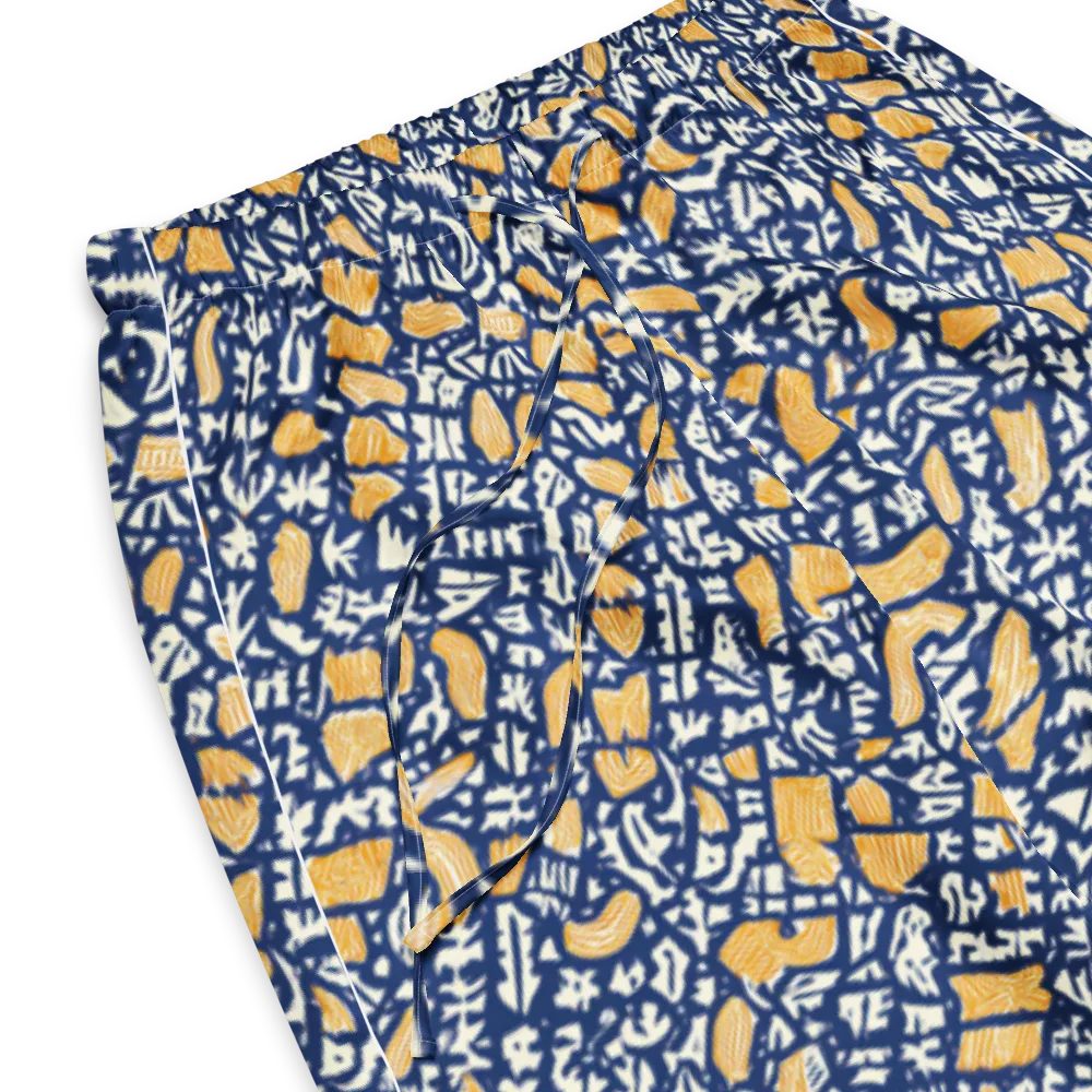 Ochre Inkstorm on Women's Pajama Pants — Product details
