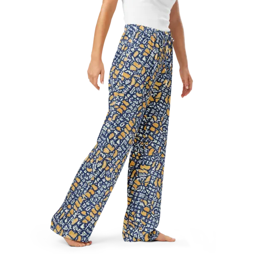 Ochre Inkstorm on a Women's Pajama Pants