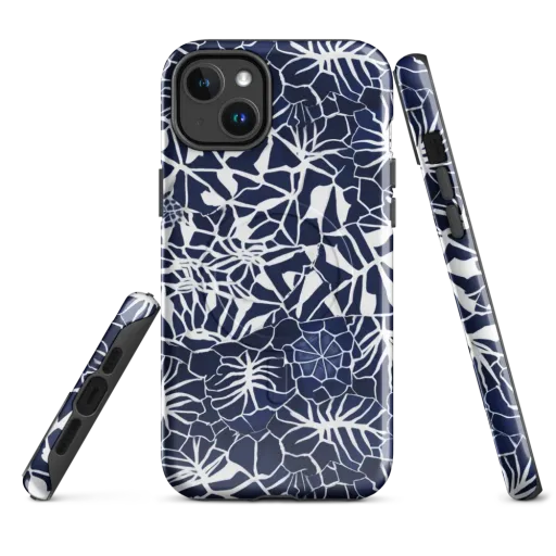 Indigo Bloom on a MagSafe Tough Case for iPhone®