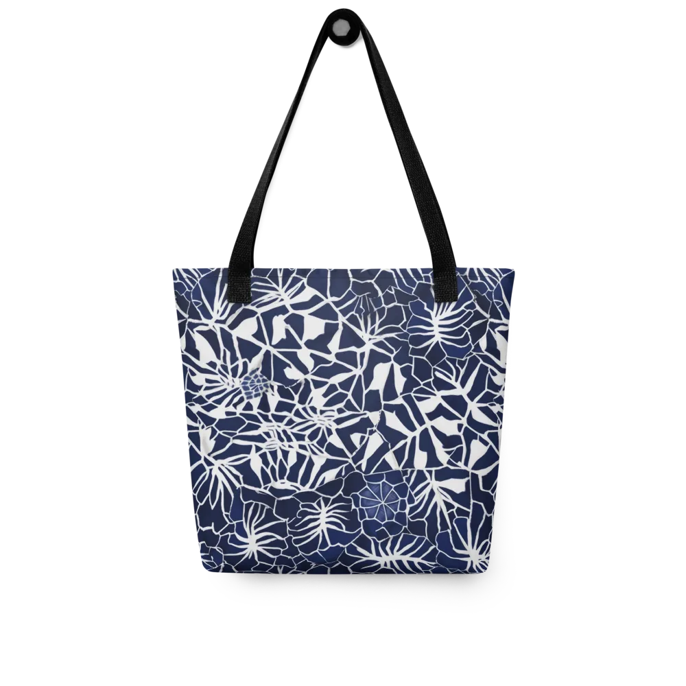 Indigo Bloom on Tote Bag — Front