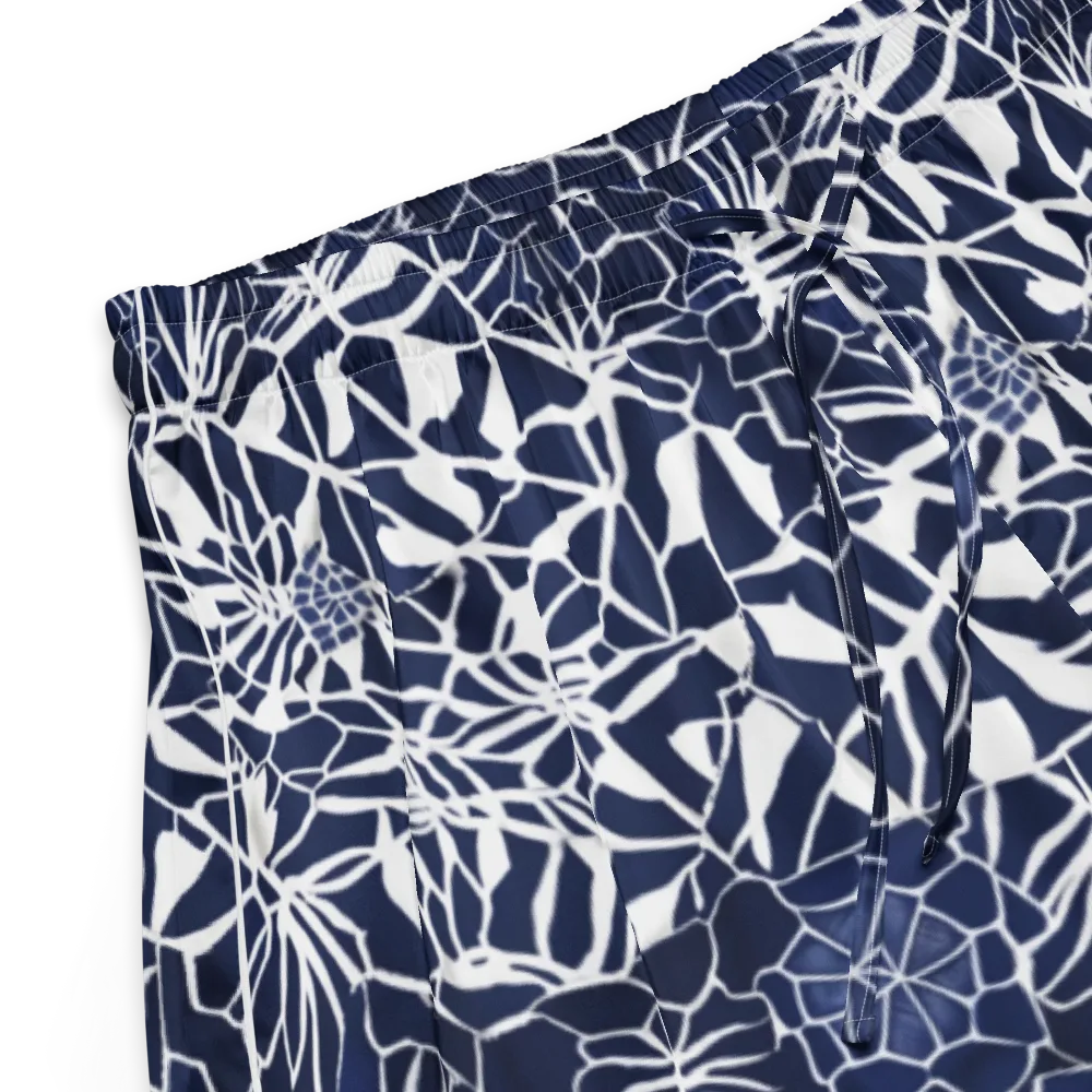 Indigo Bloom on Women's Pajama Shorts — Product details