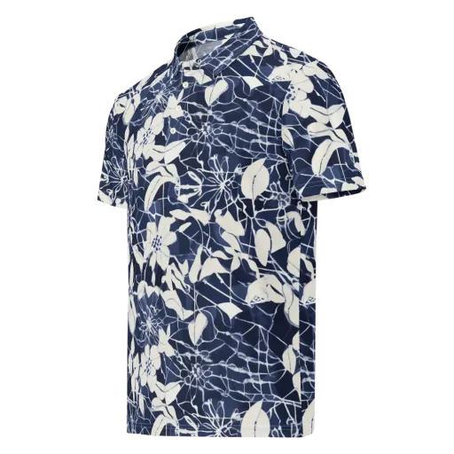 Moonlit Botanica on a Men's Slim Fit Polo Shirt