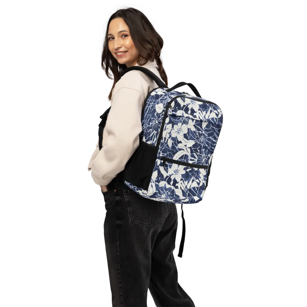 Moonlit Botanica on Utility Backpack — Back