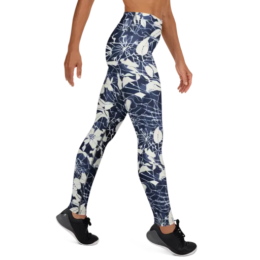 Moonlit Botanica on a Yoga Leggings