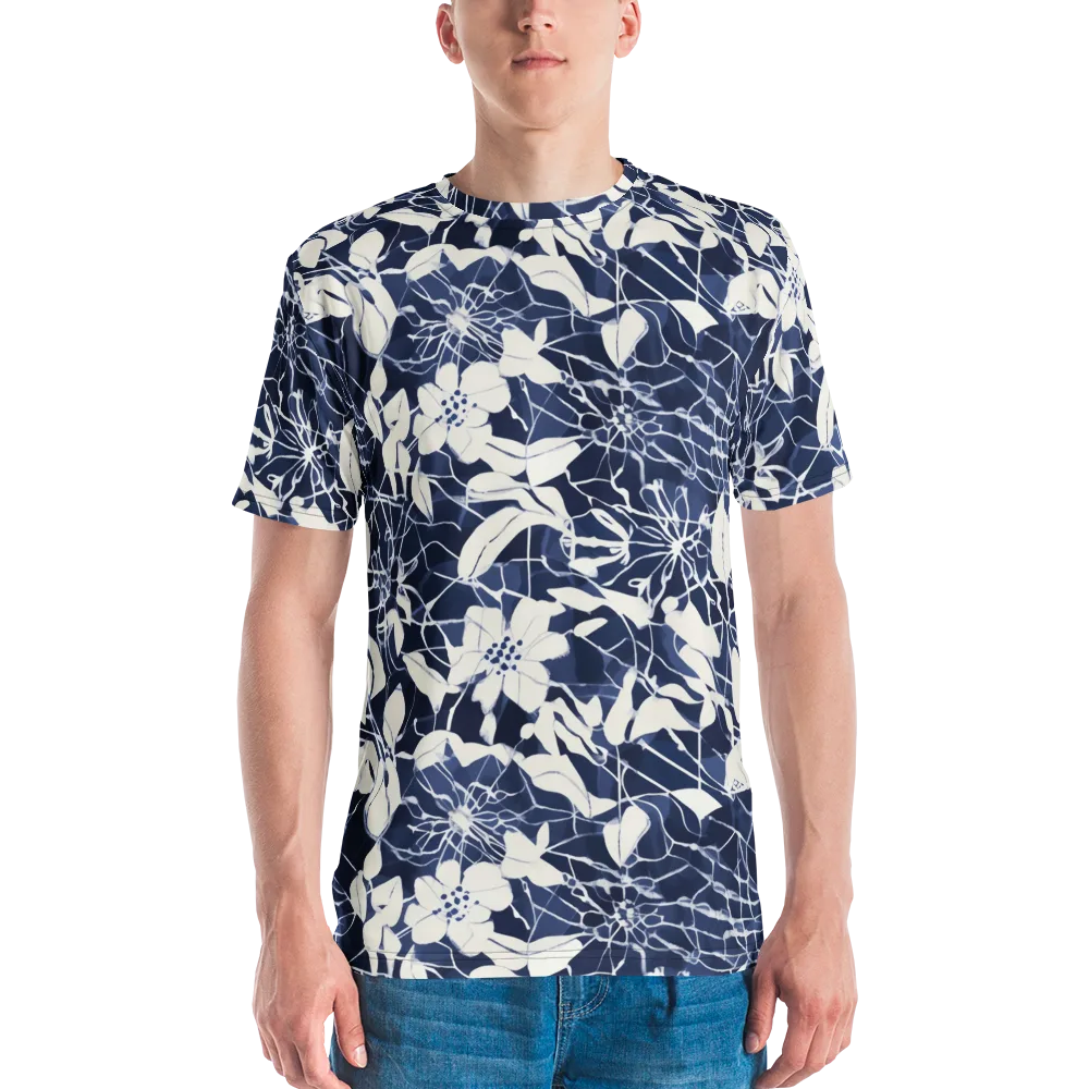 Moonlit Botanica on Men's Crew Neck T-Shirt — Front