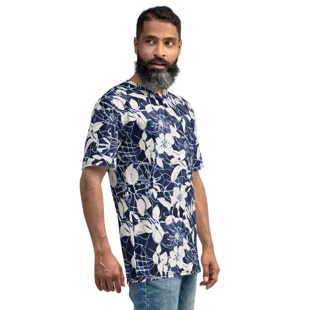 Moonlit Botanica on Men's Crew Neck T-Shirt — Right