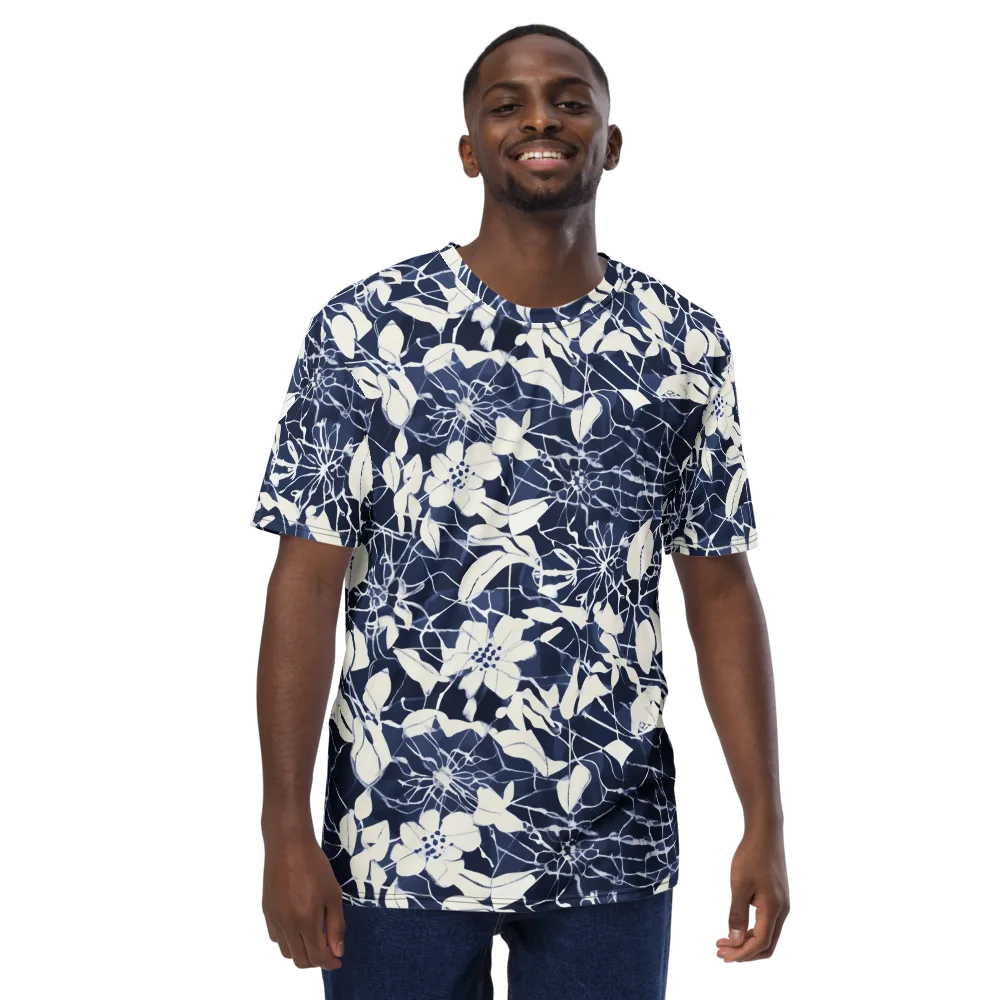 Moonlit Botanica on Men's Crew Neck T-Shirt — Front