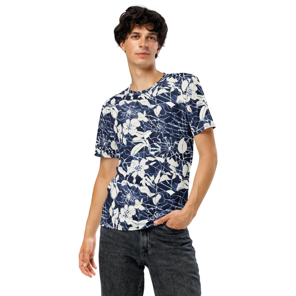 Moonlit Botanica on Men's Crew Neck T-Shirt — Front