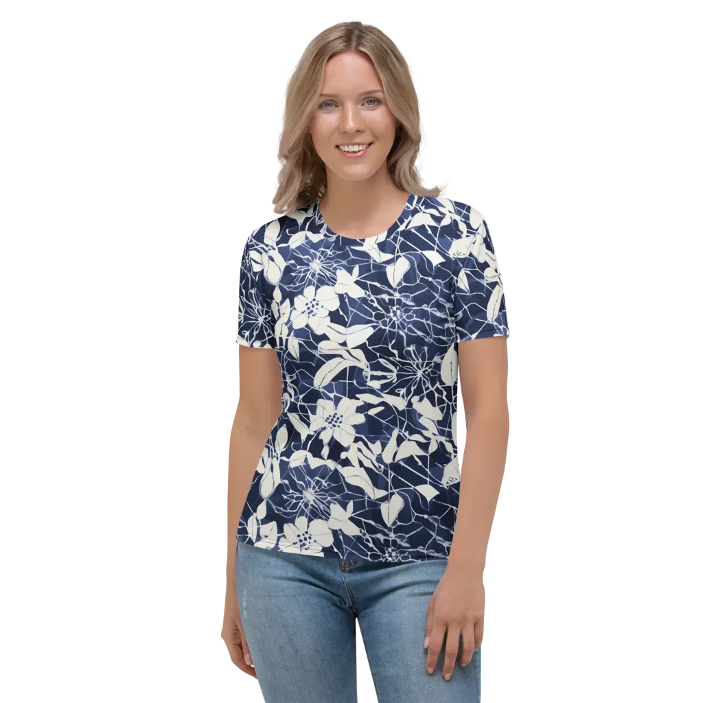 Moonlit Botanica on Women's Crew Neck T-Shirt — Front