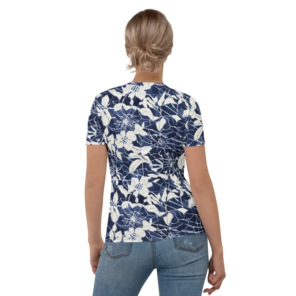 Moonlit Botanica on Women's Crew Neck T-Shirt — Back