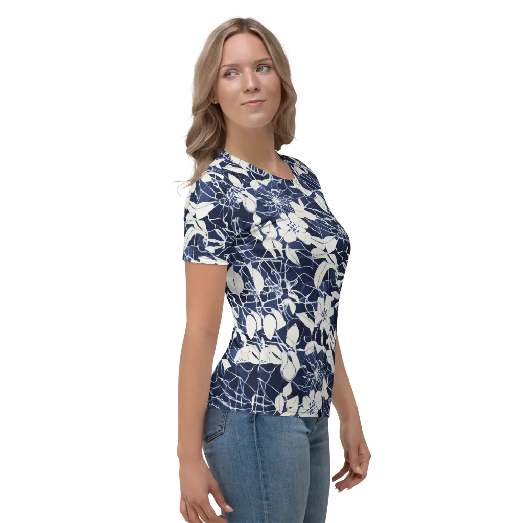 Moonlit Botanica on Women's Crew Neck T-Shirt — Right