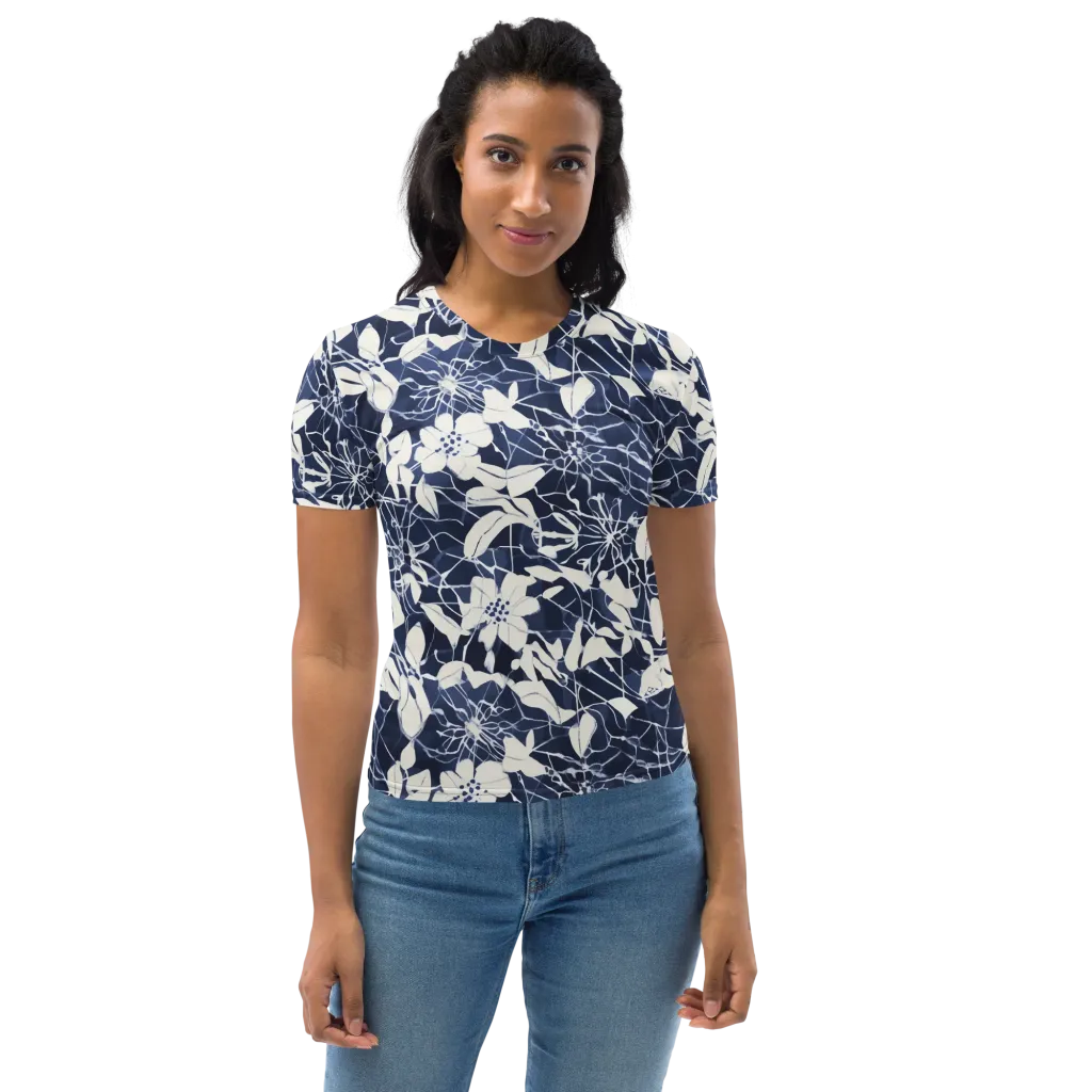 Moonlit Botanica on Women's Crew Neck T-Shirt — Front