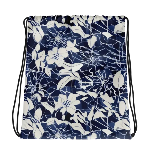 Moonlit Botanica on a Drawstring Bag