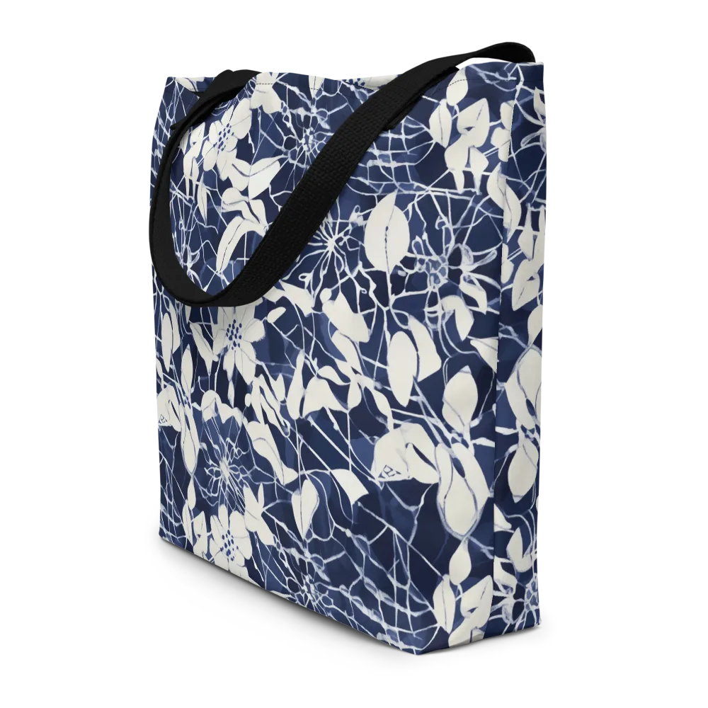 Moonlit Botanica on Large Tote Bag W/ Pocket — Front