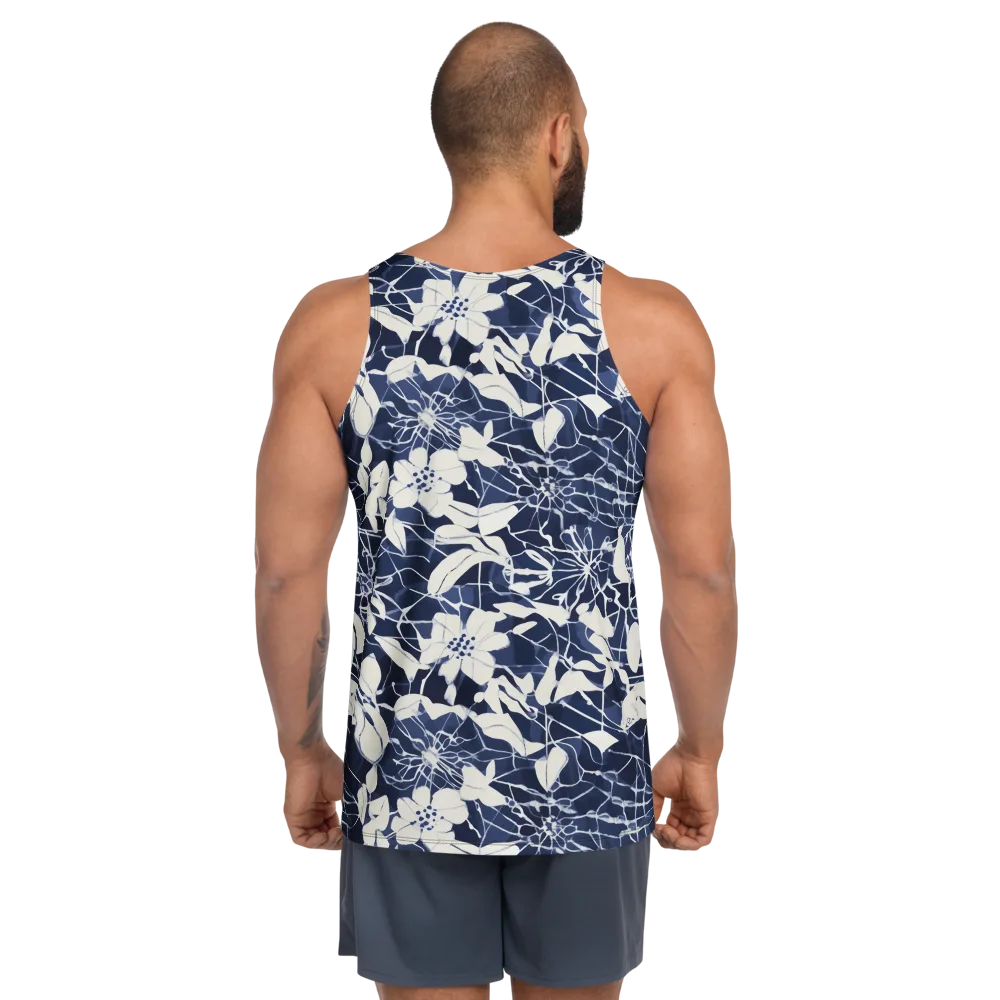 Moonlit Botanica on Men's Tank Top — Back