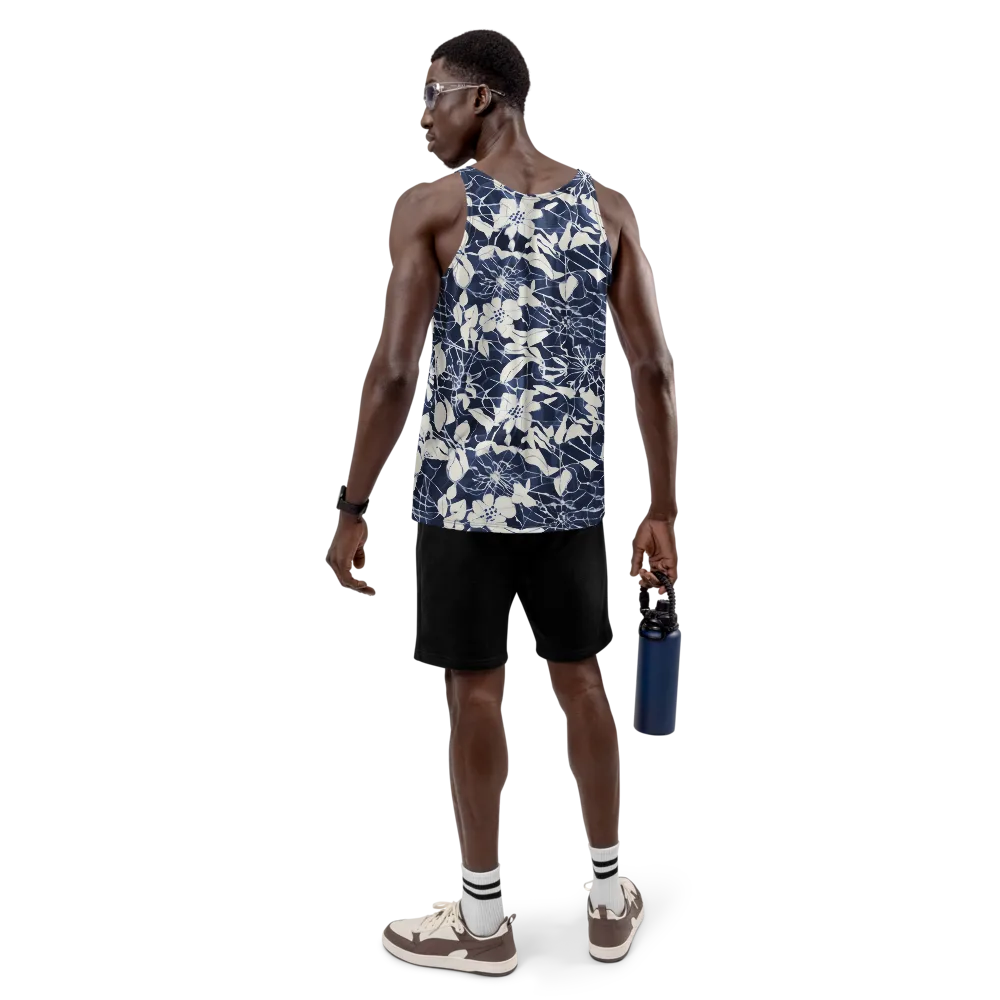 Moonlit Botanica on Men's Tank Top — Back