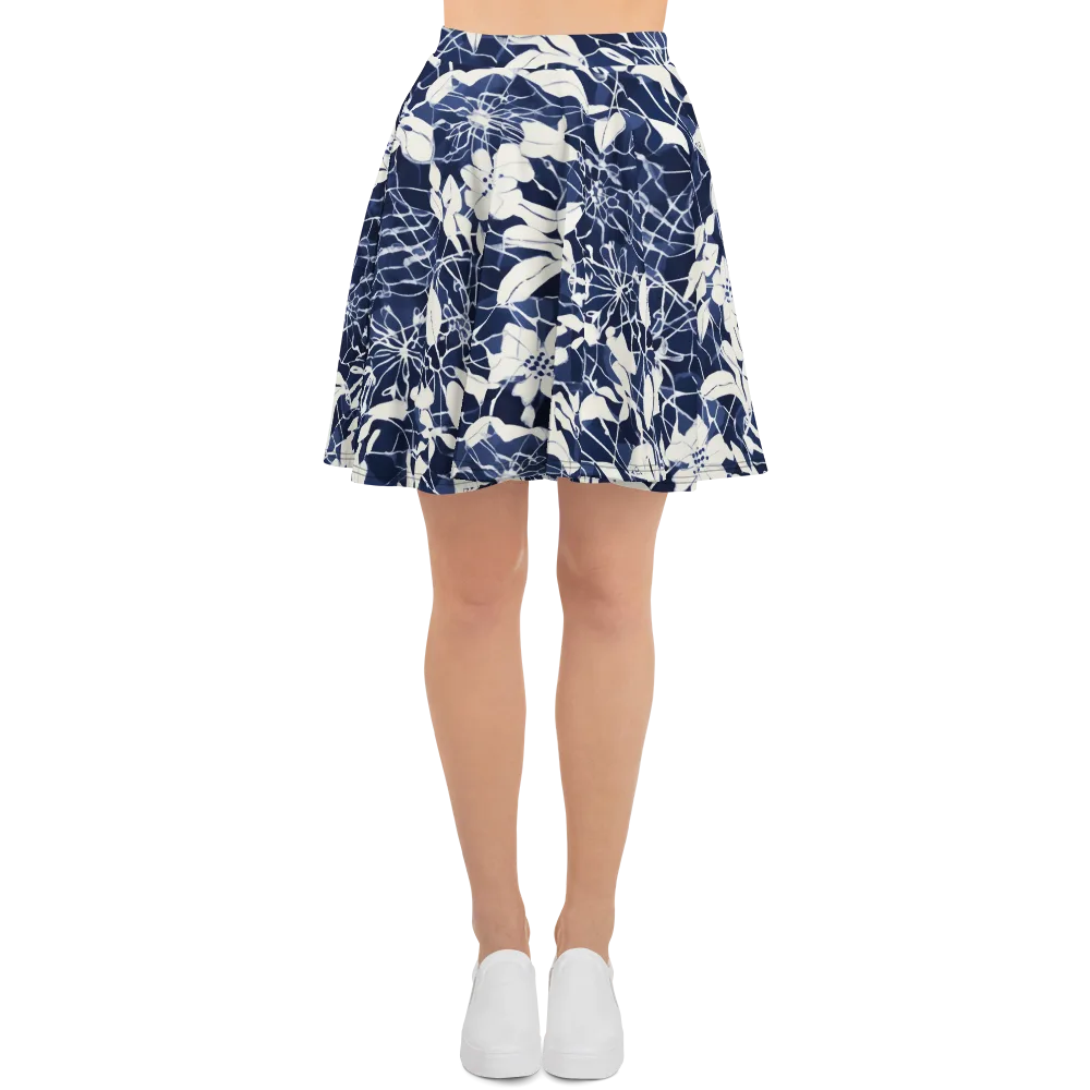 Moonlit Botanica on Skater Skirt — Front