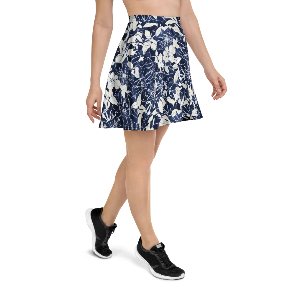 Moonlit Botanica on Skater Skirt — Right