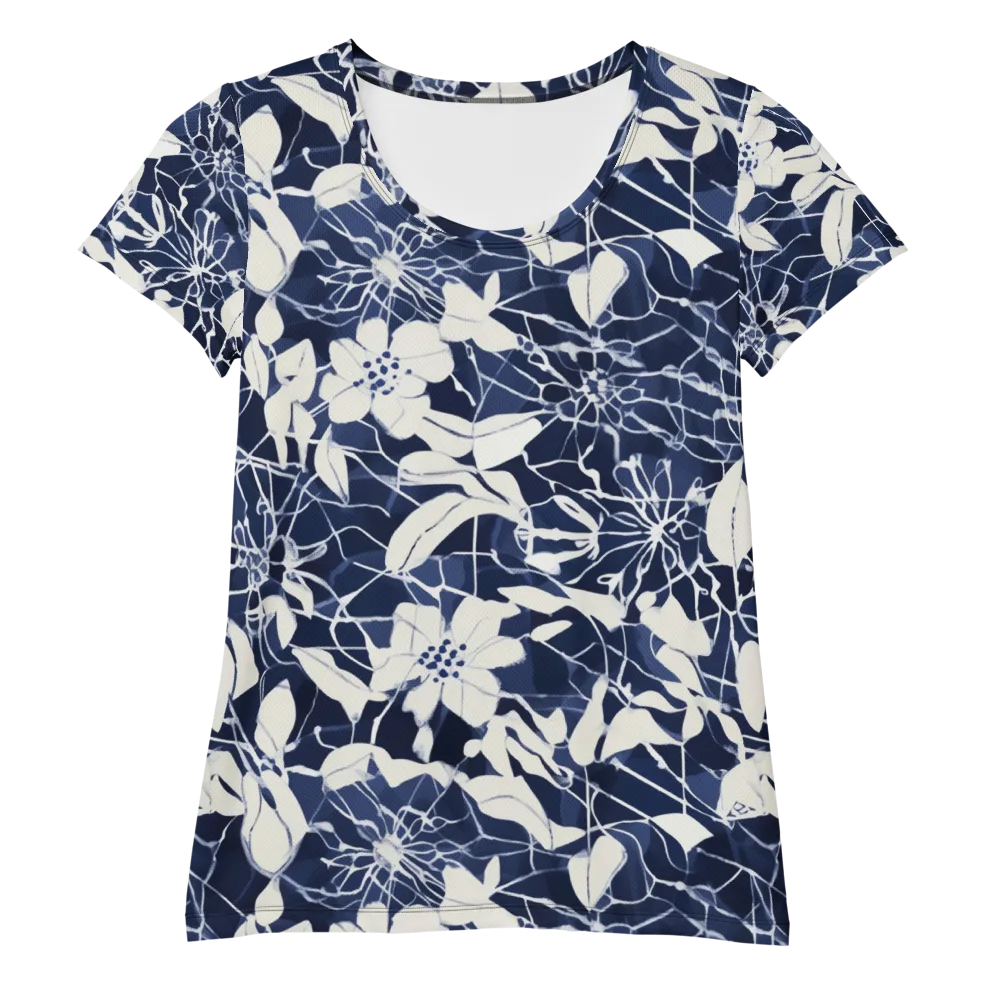Moonlit Botanica on Women's Athletic T-Shirt — Front