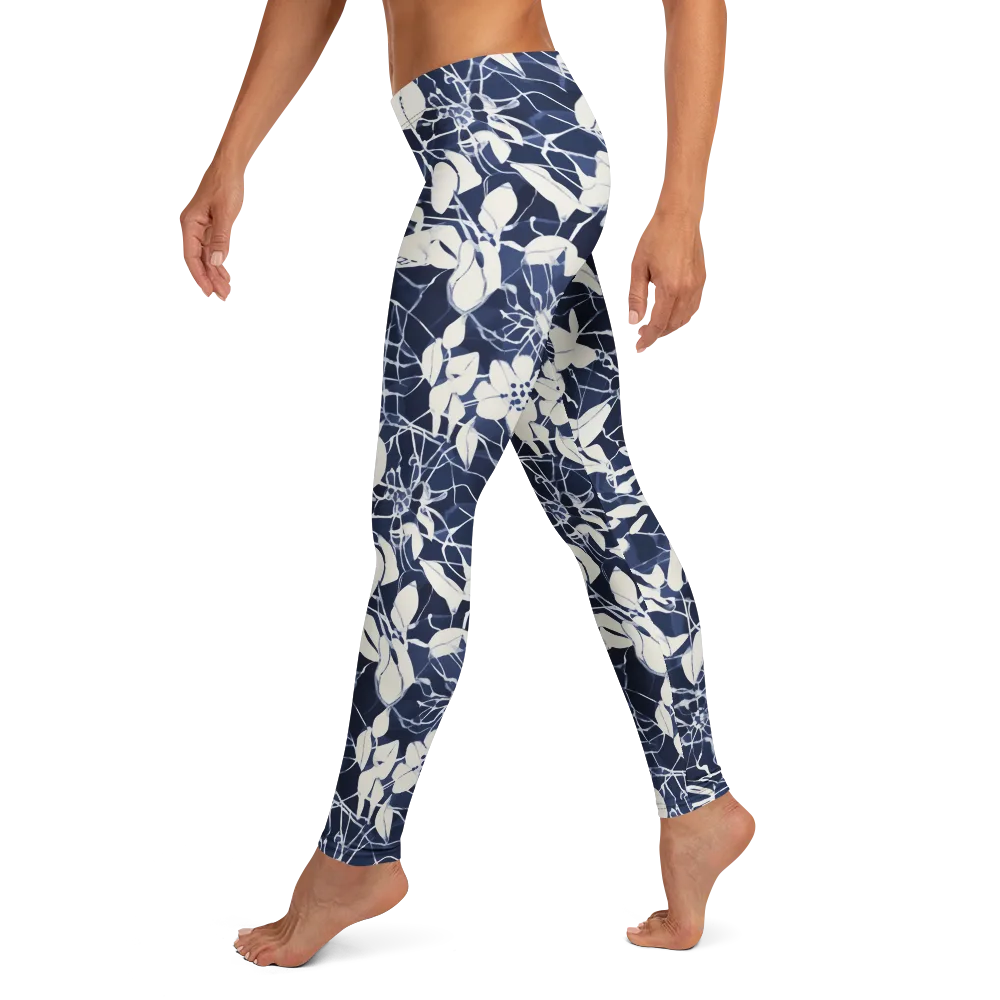 Moonlit Botanica on Leggings — Left