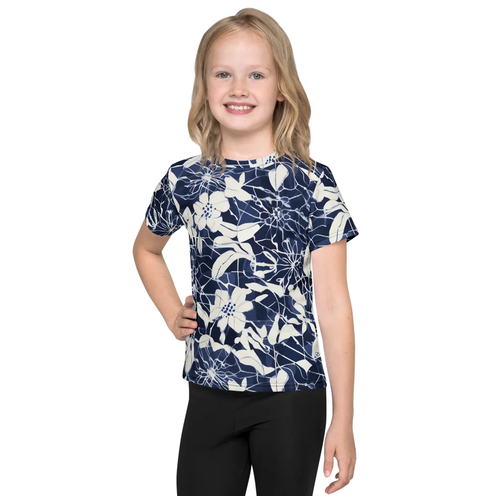 Moonlit Botanica on Kids Crew Neck T-Shirt — Front