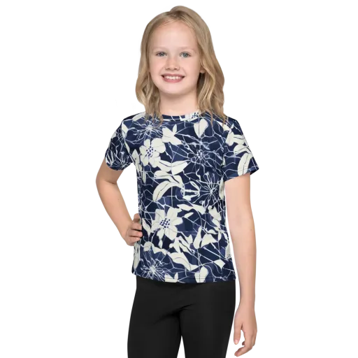 Moonlit Botanica on a Kids Crew Neck T-Shirt