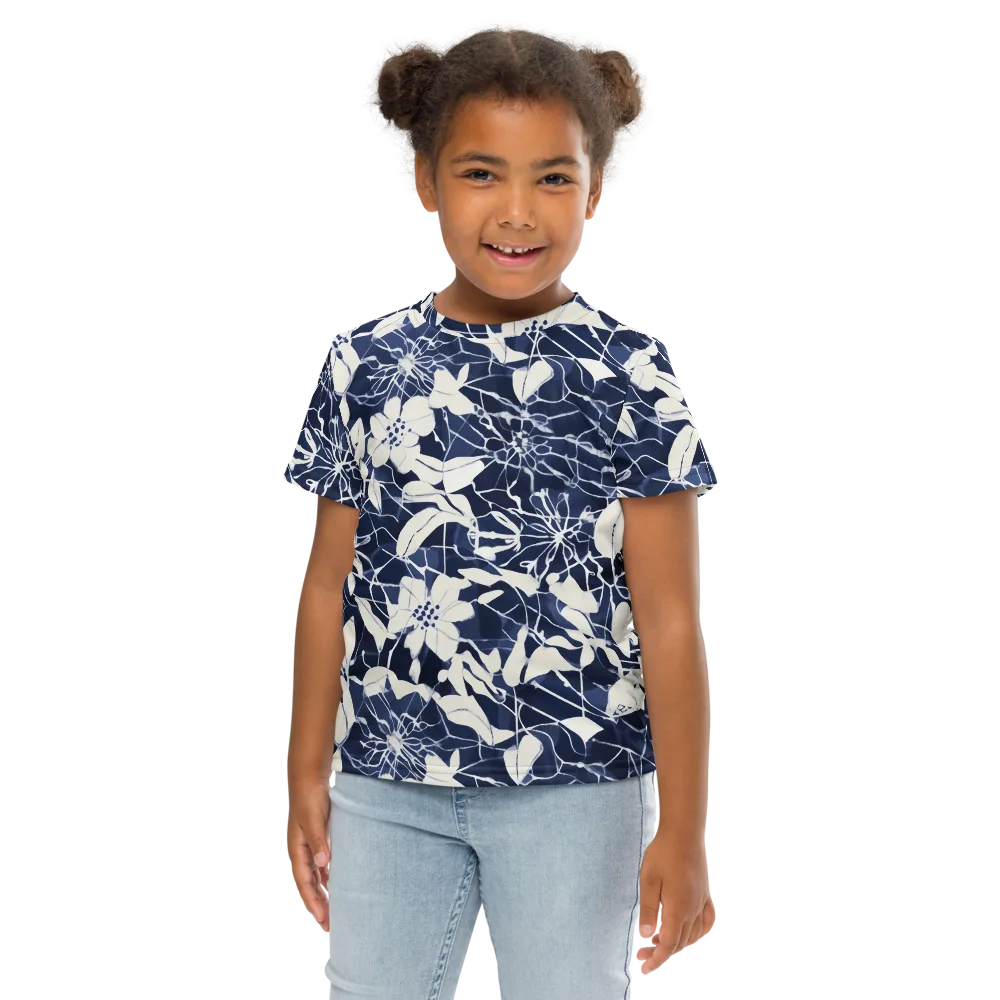 Moonlit Botanica on Kids Crew Neck T-Shirt — Front